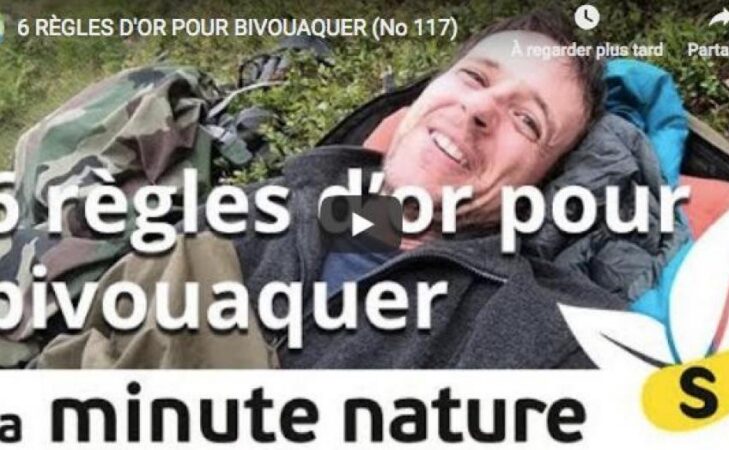6 règles d’or pour bivouaquer
