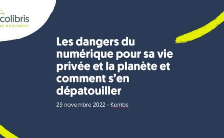 Webinaire « Les dangers du numérique pour sa vie privé » en rediffusion